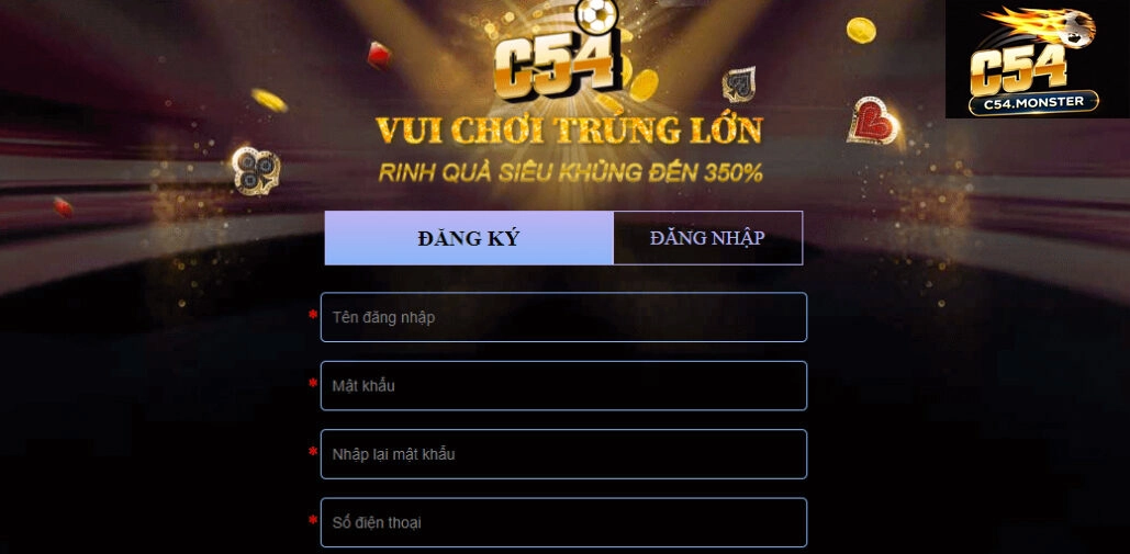 Các bước đăng ký c54 chuẩn cho người mới